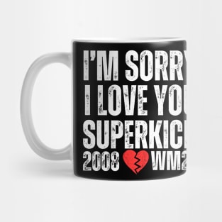 Shawn Michaels T-Shirt Wrestlemania 24 I'm Sorry I love You Superkick Shawn Michaels HBK Merch Mug